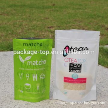 stand up pouch with zipper/plastic zip lock bag/doypack bag with window